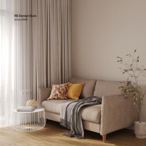 Дизайн - проект квартиры для молодой пары в ЖК испанские кварталы, площадью 60 м. 05