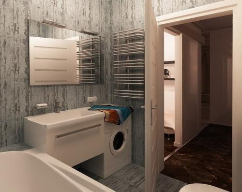 Интерьер однокомнатной квартиры. 06