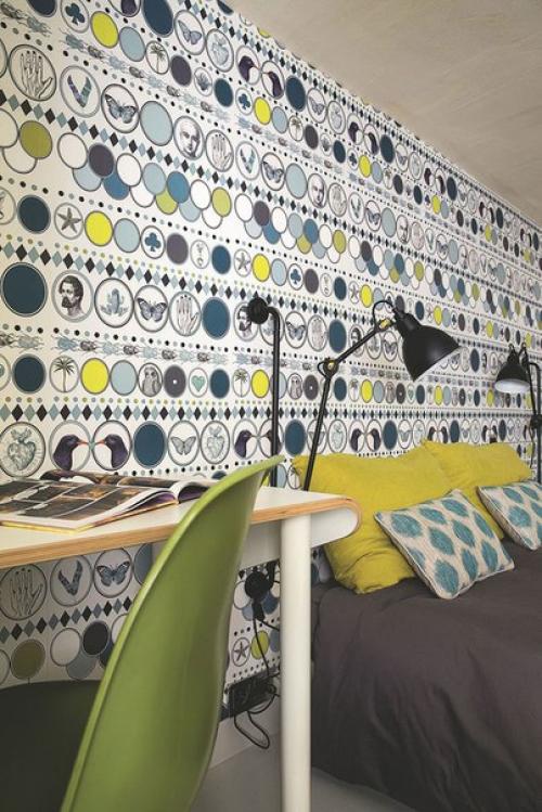 Творческий и нерафинированный дизайн для квартиры в Париже (75 кв. 06