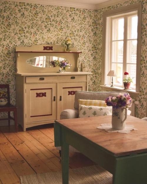 Деревенская атмосфера старинного дома 1880 года. 09