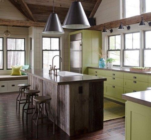 Кухня без верхних шкафов: дизайн, фото - идеи. 05