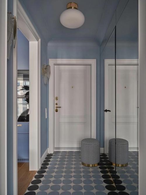 Реализованный интерьер квартиры, площадью 57 кв. 06