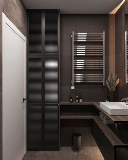 Интерьер ванной комнаты. 01