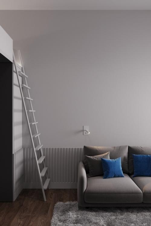 Завершают знакомство с интерьерами квартиры в историческом центре Петербурга две детские комнаты. 02