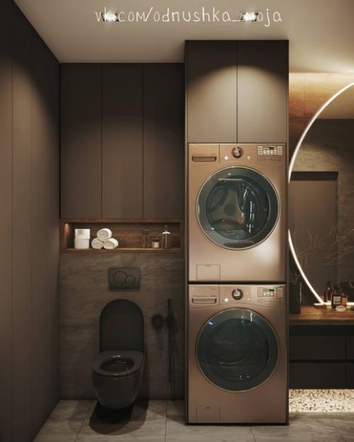 Уникальный интерьер квартиры в современном стиле для девушки - руководителя. 09