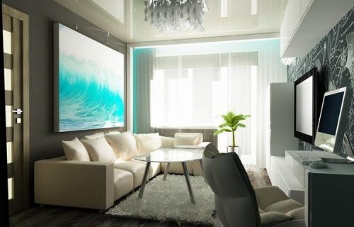 Как правильно расставить мебель в гостиной. 05