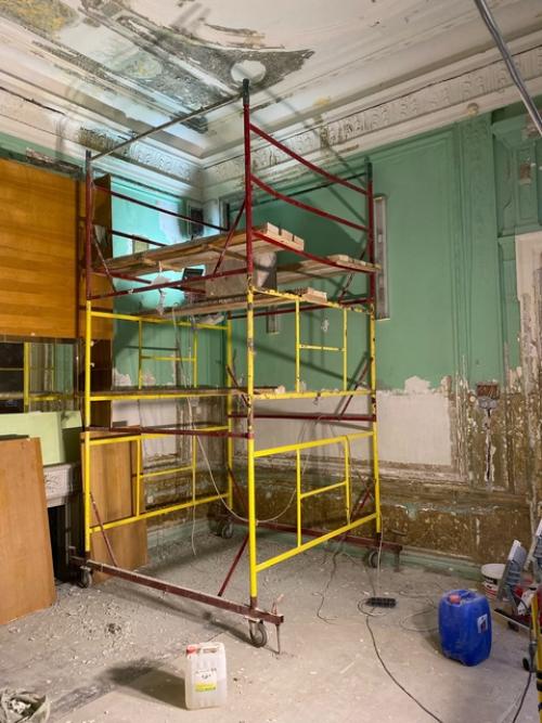 Покажу - ка я вам интерьеры будущего здания школы кино Фёдора Бондарчука. 05