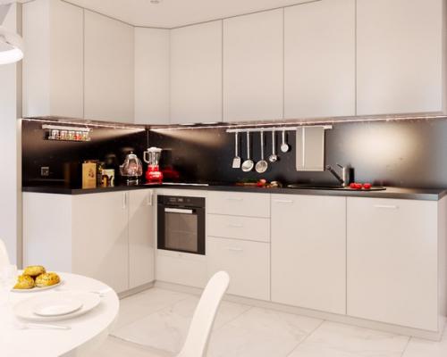 Проект: двухкомнатная квартира в Иркутске, ЖК Космический. 05