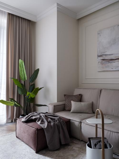 Интерьер однокомнатной квартиры 38 м 2 в ЖК вереск в Москве. 04