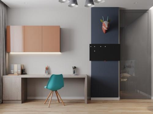 Очень красивый проект детской комнаты. 05