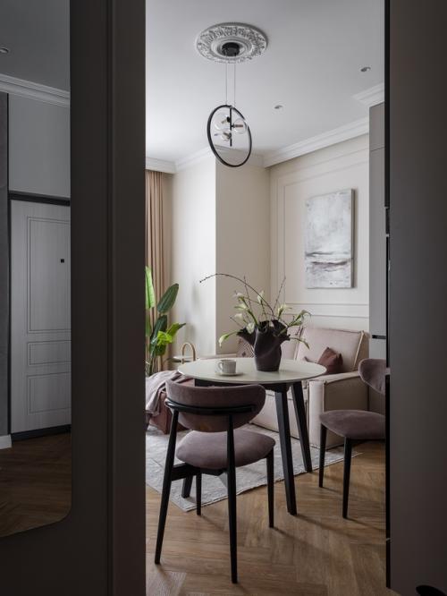 Интерьер однокомнатной квартиры 38 м 2 в ЖК вереск в Москве. 06