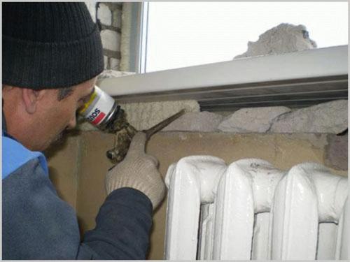 Установка новых подоконников. 06