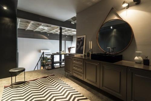 Тонкий дизайн интерьера лофта. 08