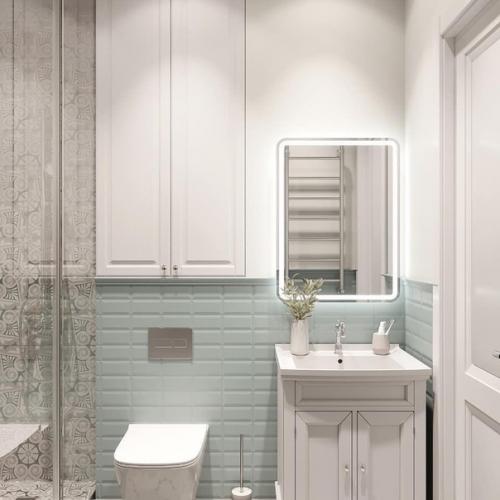 Интересный интерьер небольшой квартиры с планом на последней фотографии. 08