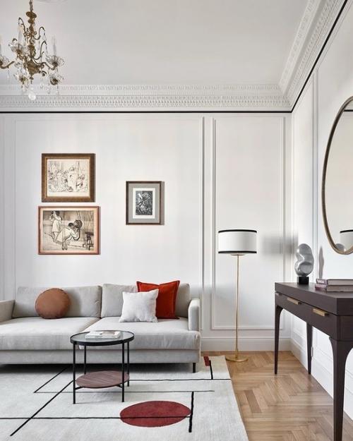 Дизайнер и декоратор Елена симкина любит комбинировать в своих интерьерах классические приемы и современные элементы. 06