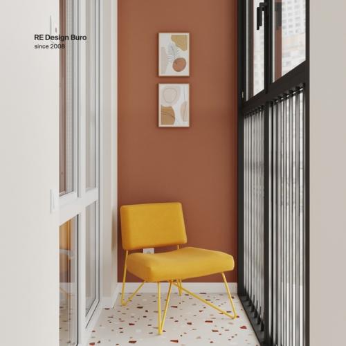 Дизайн - проект квартиры для молодой пары в ЖК испанские кварталы, площадью 60 м. 07