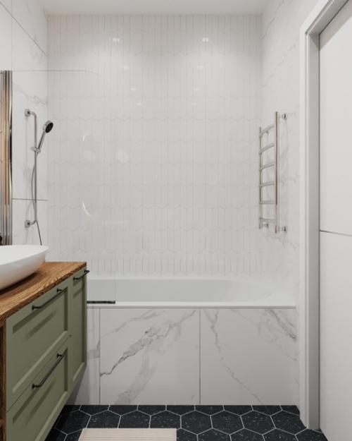 Интерьер ванной комнаты. 02