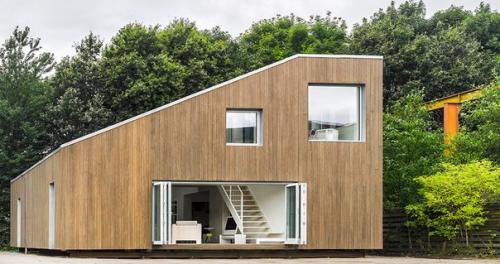 Дом из сорокафутовых контейнеров в Китае. 01