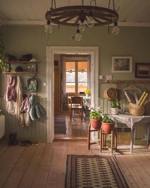 Деревенская атмосфера старинного дома 1880 года. 02