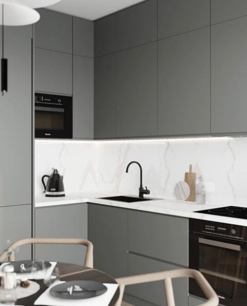 Стильный дизайн - проект небольшой квартиры, площадью 36 кв. 01