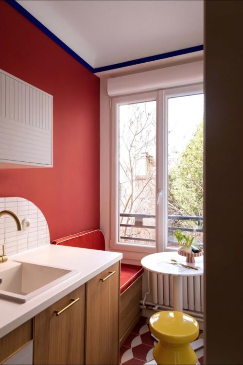 Интерьер французской микро - студии всего 13 м 2! 01