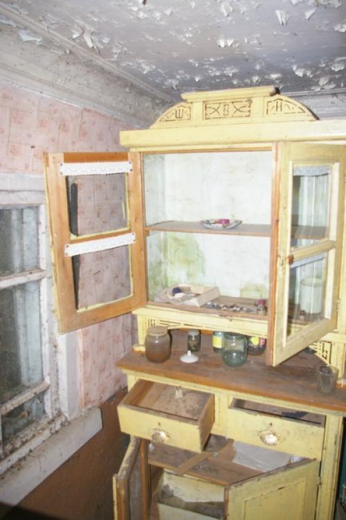 Заброшенный дом в пучуге, который со слов местных мог принадлежать одному из основателей пучужской росписи Иван чистиков, но это не точно. 04