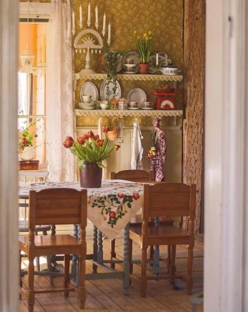 Деревенская атмосфера старинного дома 1880 года. 04