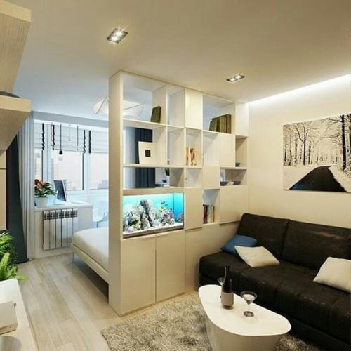 Какие бывают решения для однокомнатной квартиры. 01