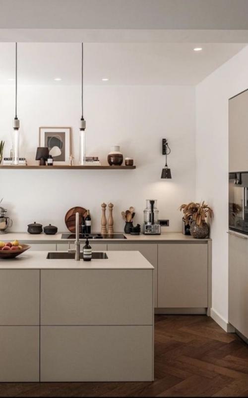 Мы представляем вам подборку кухонь в бежевых тонах. 04