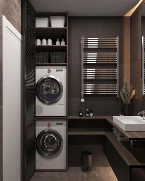 Интерьер ванной комнаты. 02