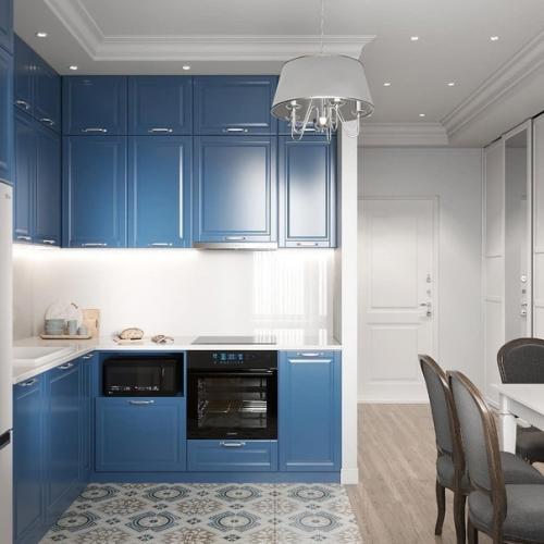 Интересный интерьер небольшой квартиры с планом на последней фотографии. 01