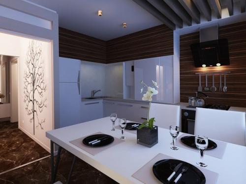 Интерьер однокомнатной квартиры. 04