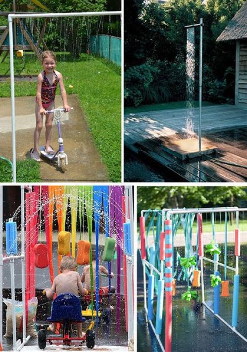 Полезные идеи: дачные поделки из пластиковых труб. 06