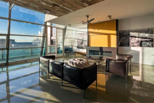 Двухэтажный стеклянный пентхаус в Сохо. 02