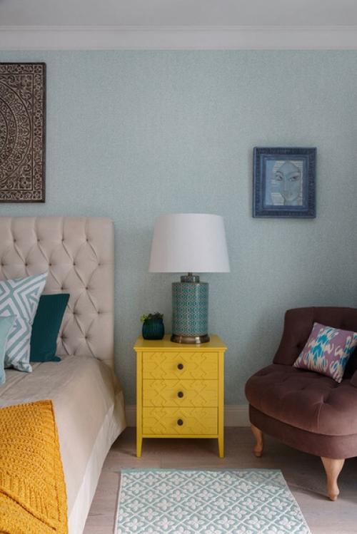 Московская квартира в стиле фьюжн с активным использованием восточного стиля по проекту дизайнера Маргариты мустафины // 02. 07