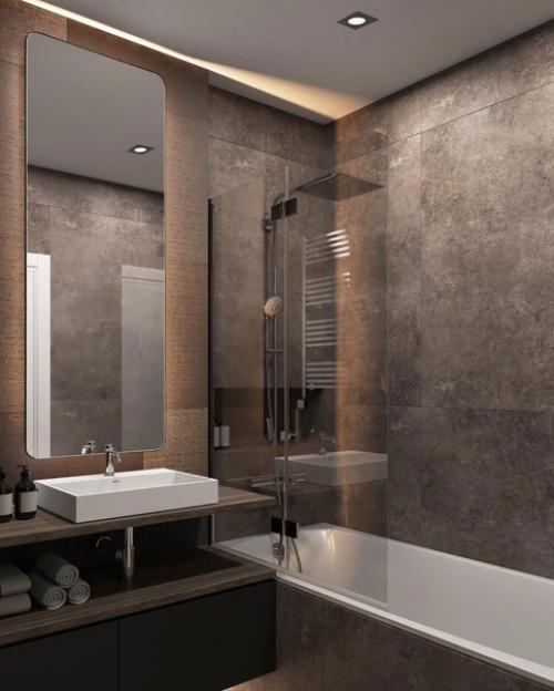 Интерьер ванной комнаты. 03