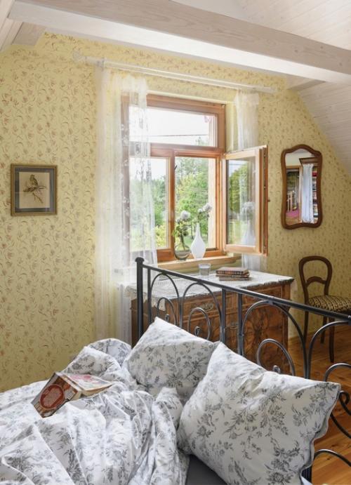 Очаровательный загородный дом в стиле кантри с большой верандой и черепичной крышей. 08