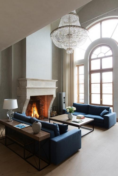 Итальянский интерьер в московском пентхаусе. 01