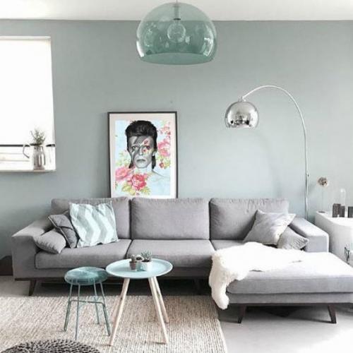 Стильный интерьер квартиры в цвете Утиного Яйца. 02