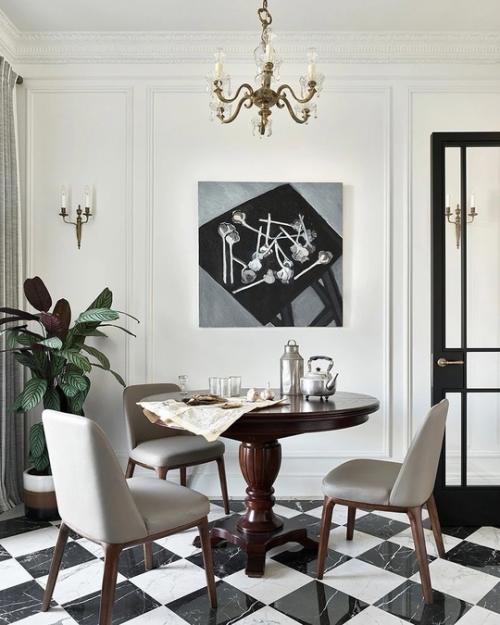 Дизайнер и декоратор Елена симкина любит комбинировать в своих интерьерах классические приемы и современные элементы. 02