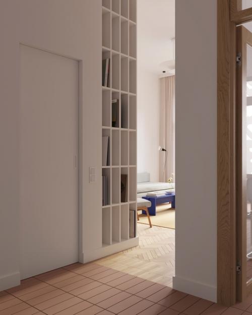 Проект 1-комнатной квартиры 34 кв. 08