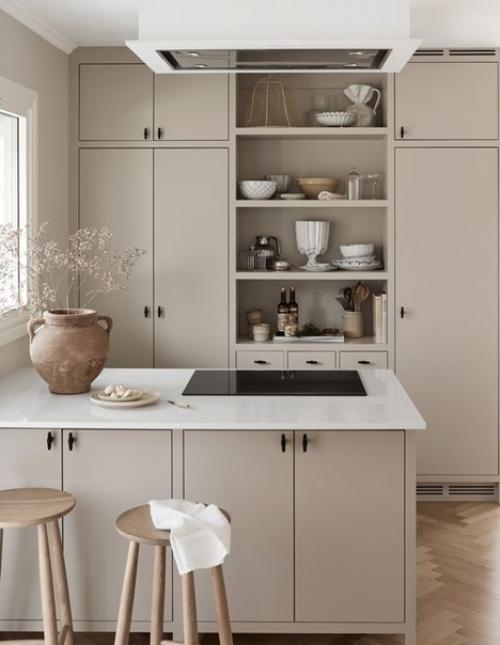 Мы представляем вам подборку кухонь в бежевых тонах. 03