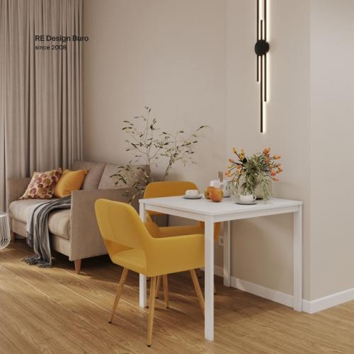 Дизайн - проект квартиры для молодой пары в ЖК испанские кварталы, площадью 60 м. 04