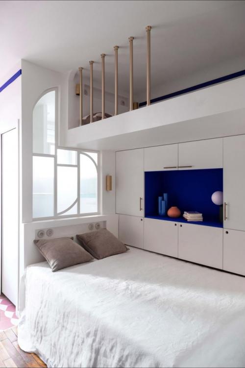 Интерьер французской микро - студии всего 13 м 2! 09