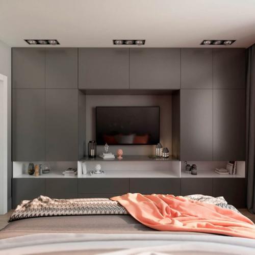 Дизайн спальни серого цвета! 07 Дизайн спальни серого цвета! 07