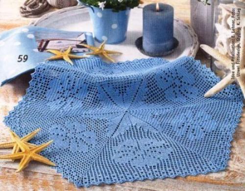 Салфетки крючком схемы. 08