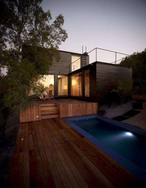 Загородный дом на холмах Чили. 05