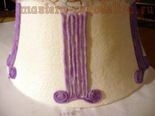 Античная напольная ваза своими руками - мастер-класс. 07