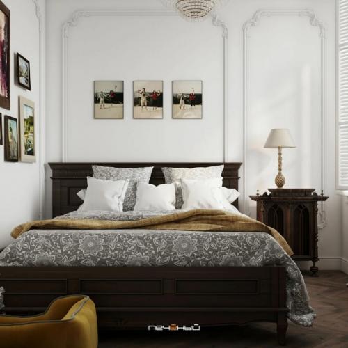 Интерьер однокомнатной квартиры в стиле эклектика от студии дизайна Печёный. 05