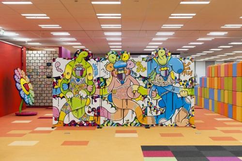 Проектное бюро Teamlab Architect оформило интерьер офиса Pixiv в Токио, Япония. 05